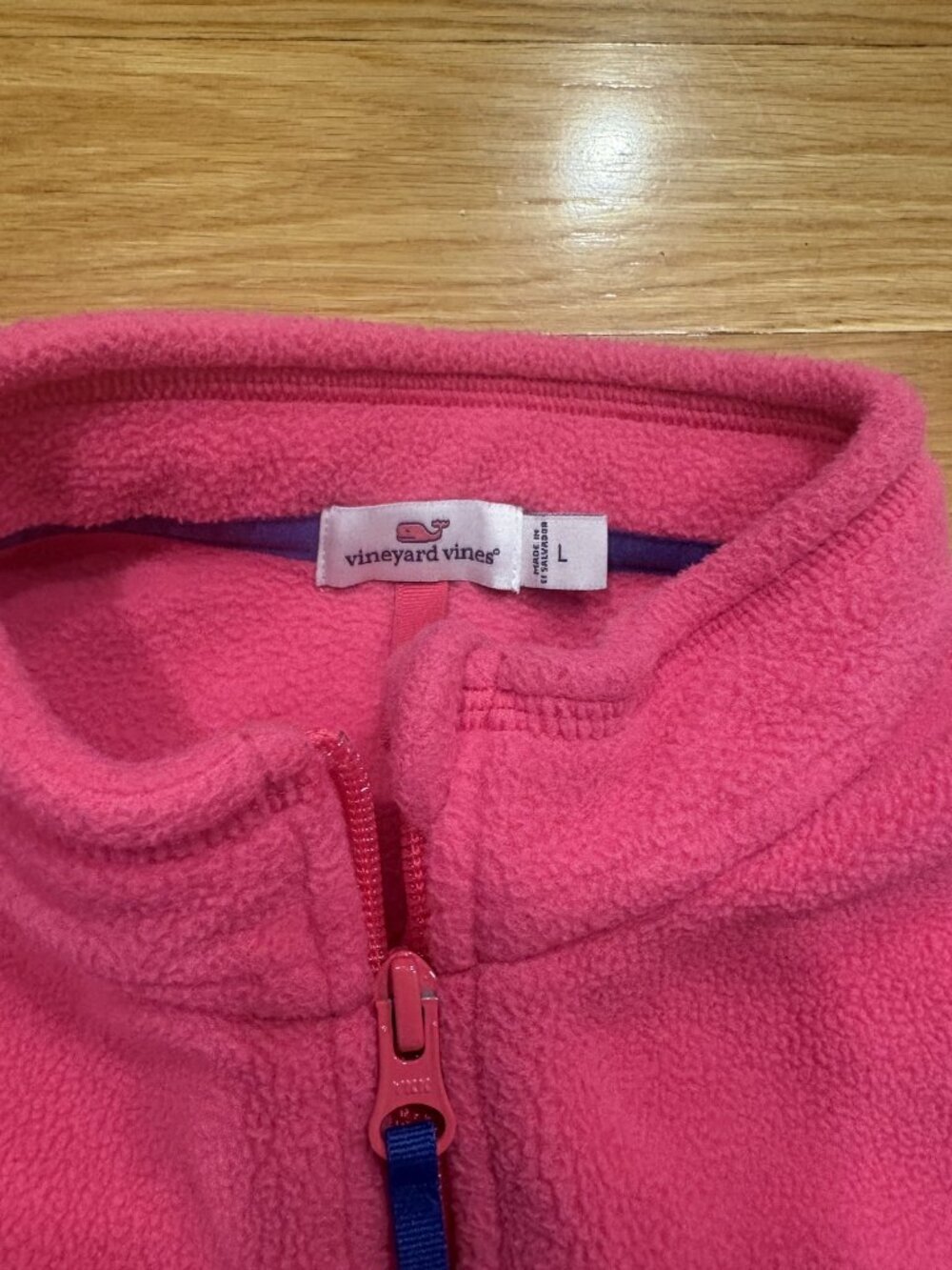 Vineyard vines Size Large (L) Fleece Full Zip Jacket with Pockets - Picture 3 of 6